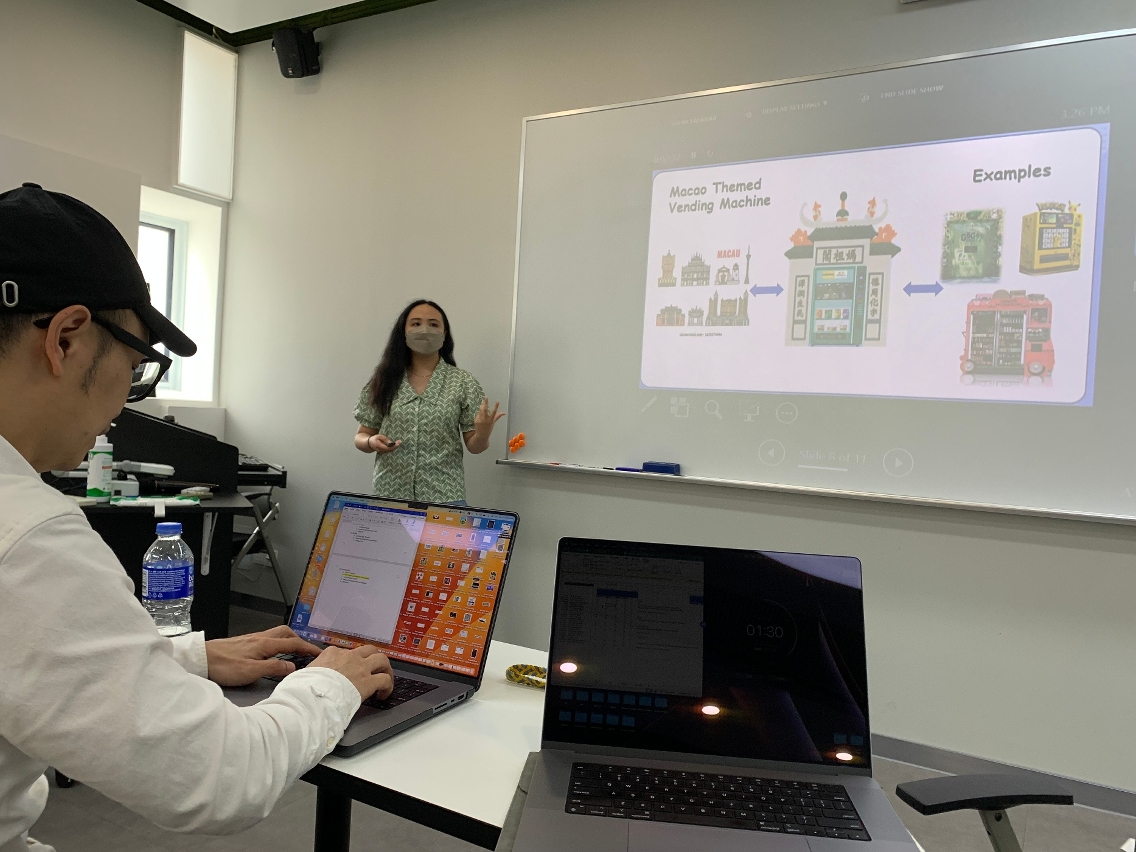 澳門旅遊學院學生為MBOX 探索包裝食品及紀念品 自助售賣機概念 