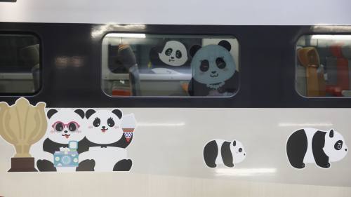 香港熊猫专列来了！周六首航来往西九龙至广州南