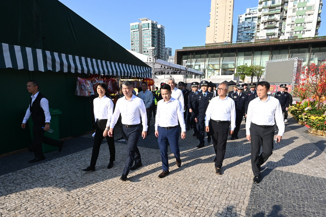 警方巡視新春安保部署 保障節慶活動安全有序