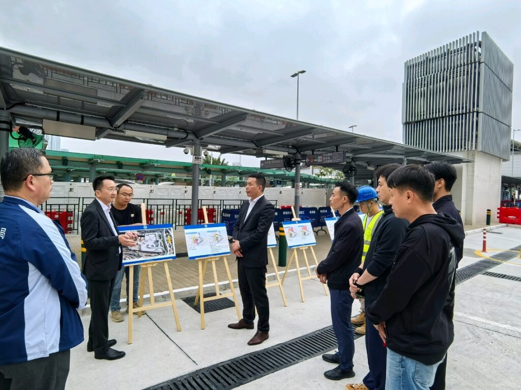 通途惠民 便利出行 轻轨东线ES1站建全天候通道连接关闸边检大楼
