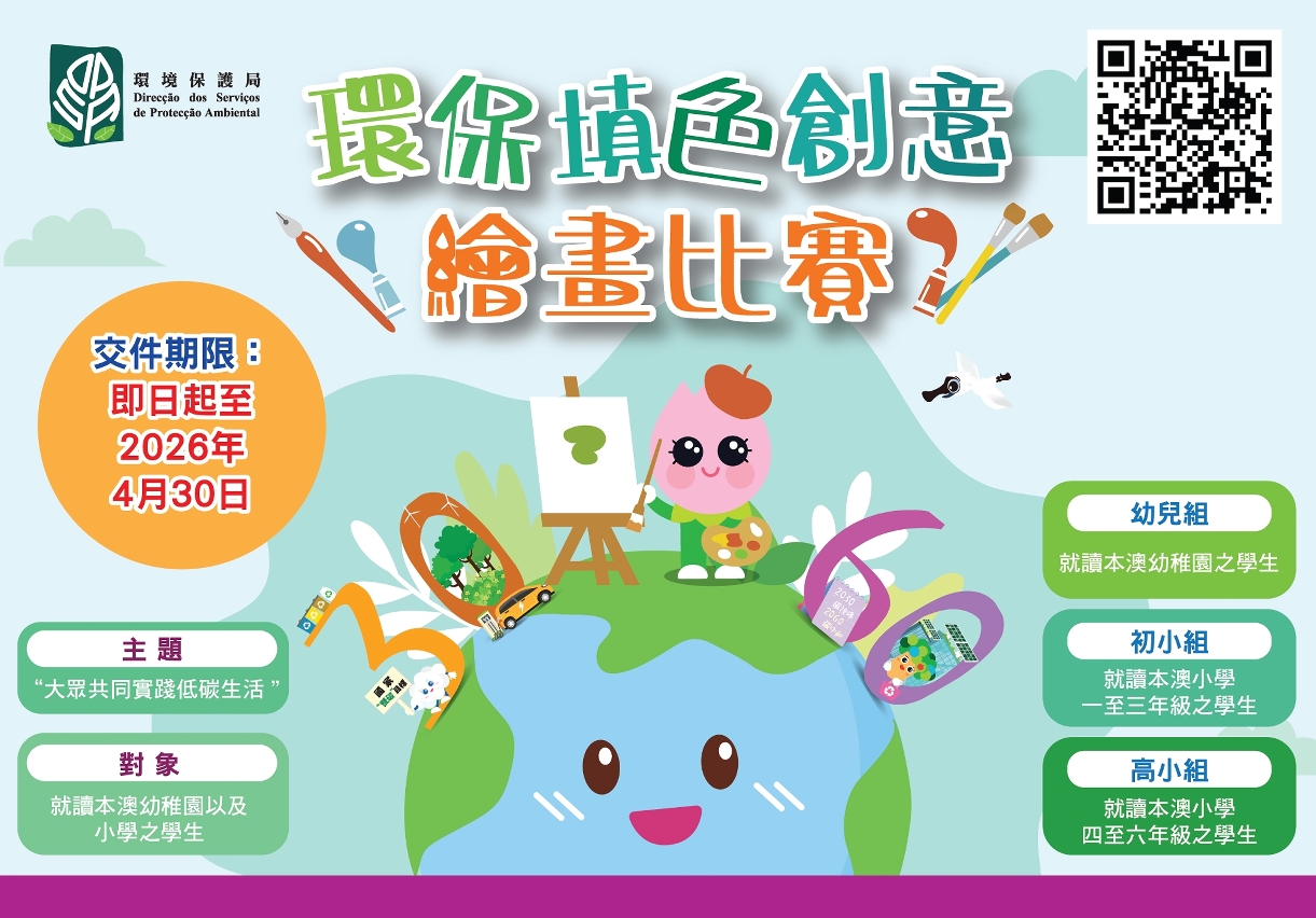 環保局系列活動響應粵港澳聯辦六五環境日國家主場活動 推兒童繪畫比賽倡實踐減碳