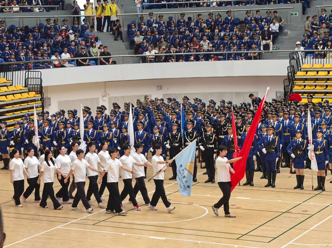 澳門旅遊大學參與“2026年粵港澳學校國旗護衛隊交流展示活動”